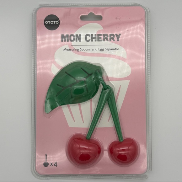 OTOTO Other - OTOTO Mon Cherry Measuring Spoons and Egg Separator